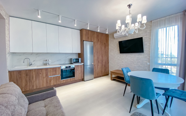 Abri Luxe v Sochi s vidom na more v ZHK Oktyabr'skij na Mamajke Apartments