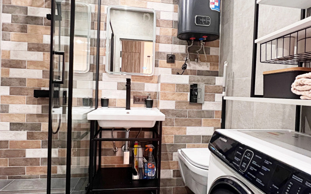 Апартаменты Стильная 2-к Студия в Доме Бизнес-Класса