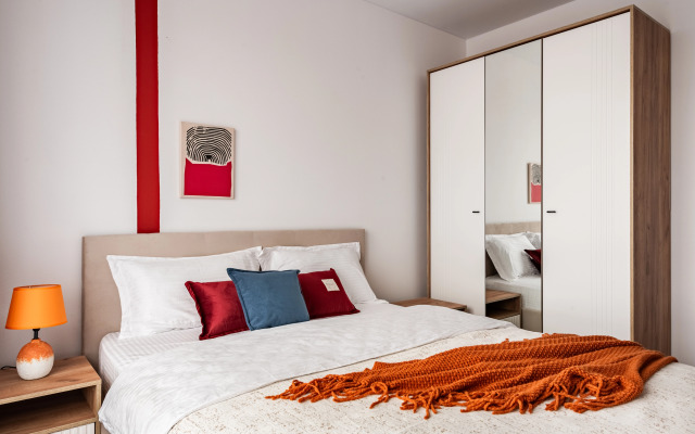 Квартира Гуашь Художника с видом на город