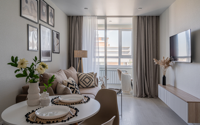 Квартира с видом на город