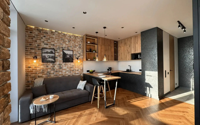 Апартаменты стильная студия в стиле лофт рядом с Парком Маяковского