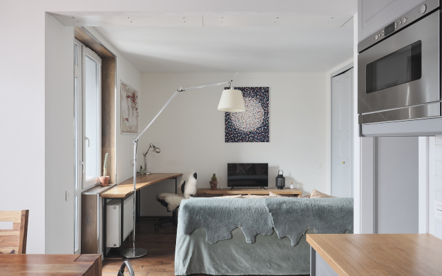 Апартаменты Креативная квартира с панорамными окнами в центре