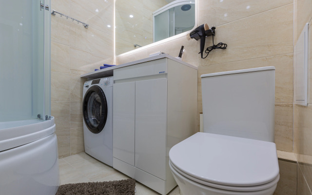 Квартира Уютная студия с видом на колесо обозрение Одно небо