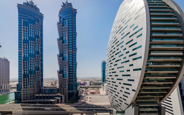 Stylish 1br at Damac Merano Tower with Great View Apartments