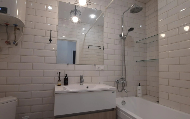 Квартира с зонированной гостиной и отдельной спальней