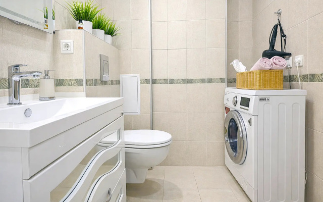 1-комн. апартаменты в ЖК "Новин" с большой кроватью