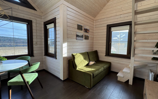 Частный дом 1 с Видом на Озеро Киркколампи и Собственной Сауной