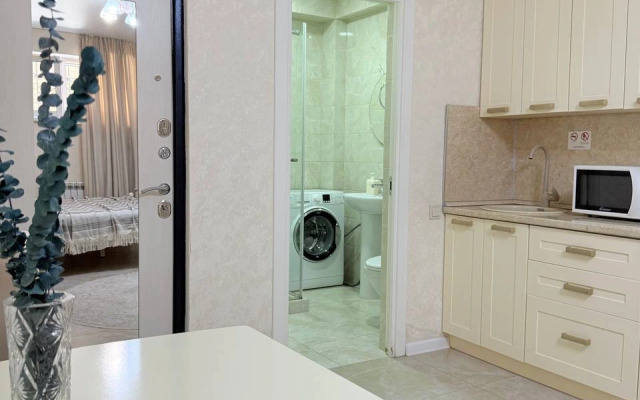 Апартаменты Студия возле Моря для Двоих на цокольном этаже