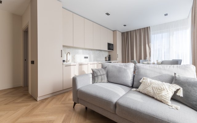 Апартаменты Happy Nova Стильная Трехкомнатная Квартира Рядом с Центром