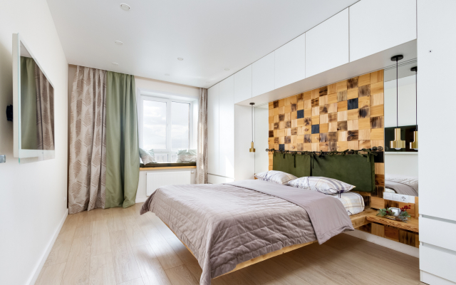 Апартаменты с видом на город с высоты птичьего полёта