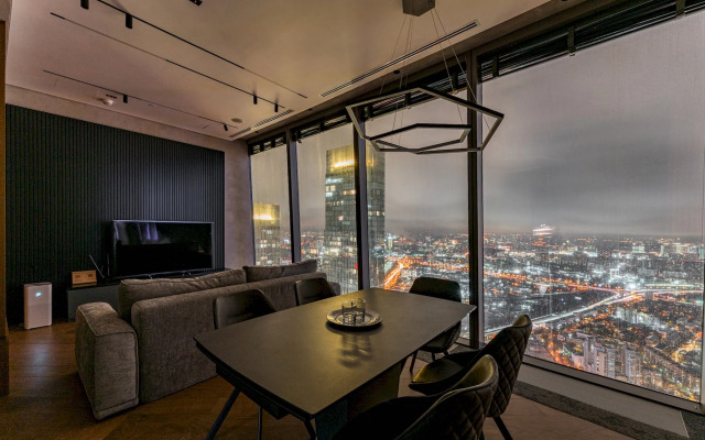 Апартаменты 77 этаж Москва Сити 2х комнатные