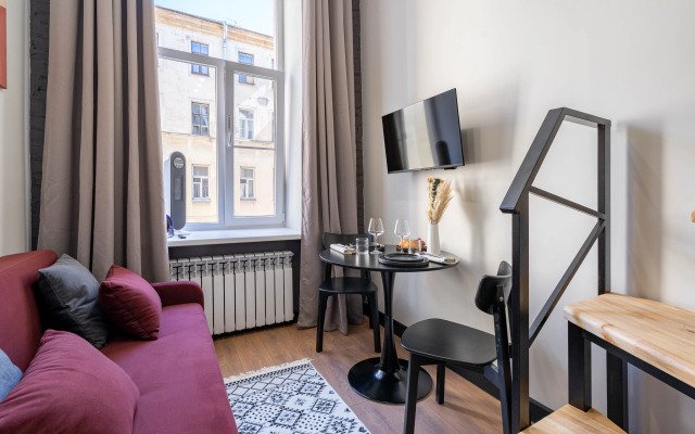 Квартира Двухуровневая квартира-студия с дизайнерским ремонтом