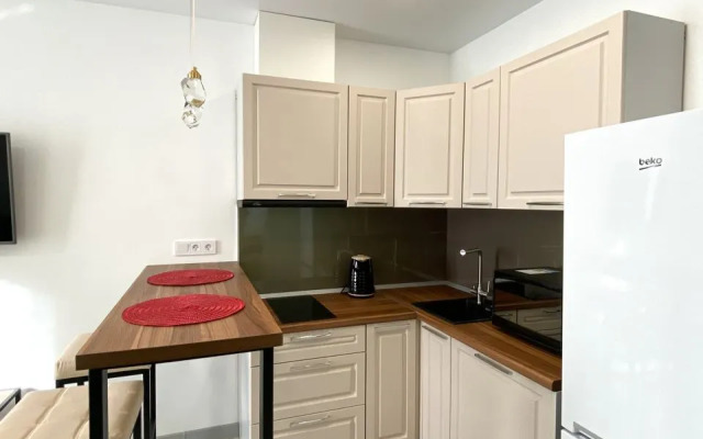 Апартаменты с кроватью 180 см, ванной и панорамными окнами, с 15 по 17 этаж