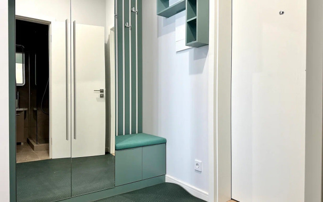 Апартаменты Du Soleil  Мятно Капучиновая Евродвушка