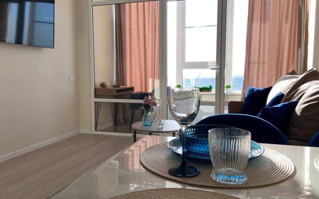 Квартира премиум Green FOX от дизайнера с видом на Волгу