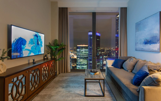 Апартаменты Sky City Moscow 62 этаж! Вид на Башни, Лужники, Парк победы и город! Очень уютный! — фото 3