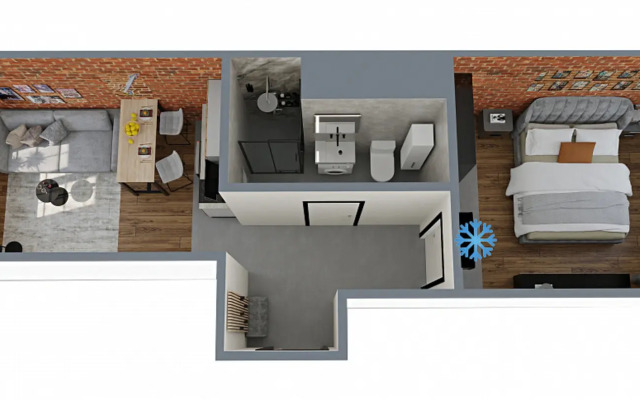 Квартира GM Apartments Стильный Loft 2 у Кремля