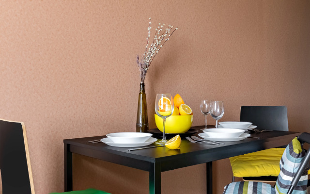 Апартаменты для 6 гостей ЖК «Большой» Smart TV, балкон с видом, духовка