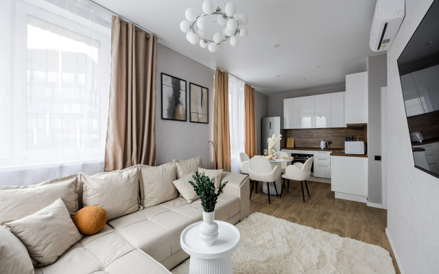 Квартира Стильная 2-к. квартира, 64 м², 3 кровати