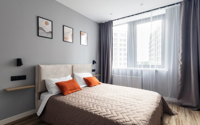 Квартира Myhome Yourhome в премиальном апарт-комплексе 25/7 Заневский