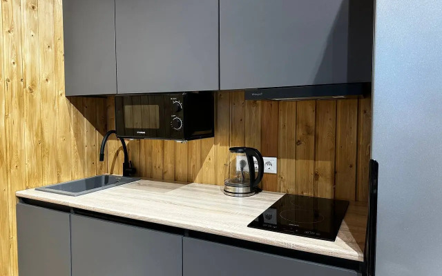 Частный дом Barn-House у леса с бассейном и банным чаном