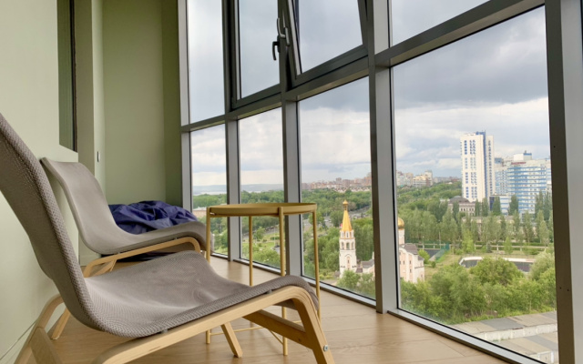 Квартира Aparts Pro Нежная 1-ком с панорамным балконом в ЖК Арго на 11 этаже — фото 5