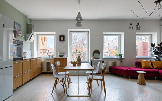 Апартаменты Gallery 130 кв.м с Террасой, Видом на Набережную Фонтанки и БДТ