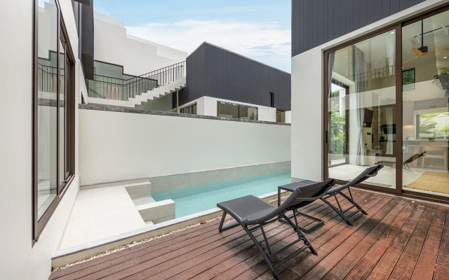Qabalah 2BR Villa, Pool & Rooftop near Bangtao Villa