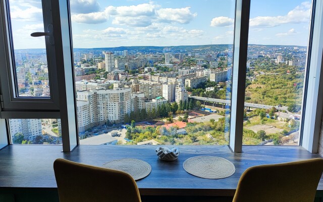 Апартаменты на 30 этаже ЖК Volga-SKY