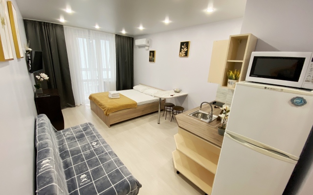 Апартаменты студия на Зеленом бульваре 19 на 24 этаже