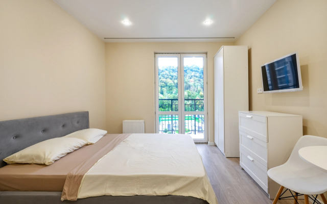 Uyutnaya Studiya S Vidom Na Gory Flat
