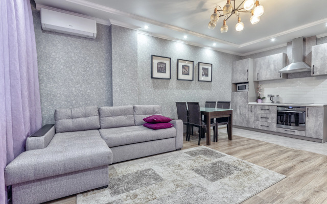 Апартаменты 42 Самый центр, вид на горы