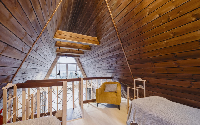 Частный дом С баней и террасой