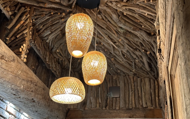 Gnѣzdo S Kaminom i Dvumya Spalnyami Private House