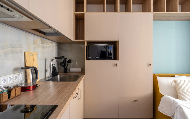 Dve podushki v Pesochnom, Sadovaya, 90 Flat