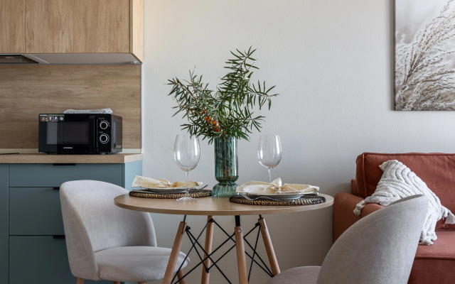 Квартира Персиковая Евродвушка