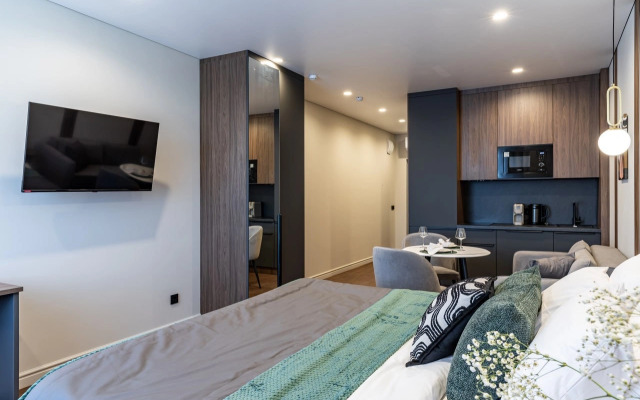 Квартира Просторная Студия с Видом на Неву