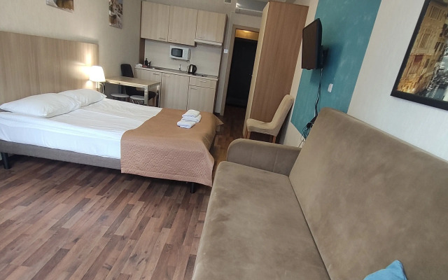 Квартира с панорамными окнами в ЖК Салют