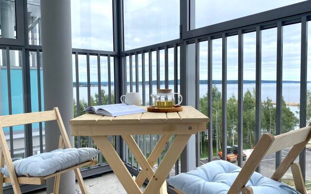 Hygge Karelia S Vidom Na Ozero v ZHK so svoyey naberezhnoy Apartaments