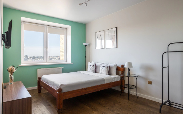 Квартира Просторная квартира с двумя отдельными спальнями и кухней