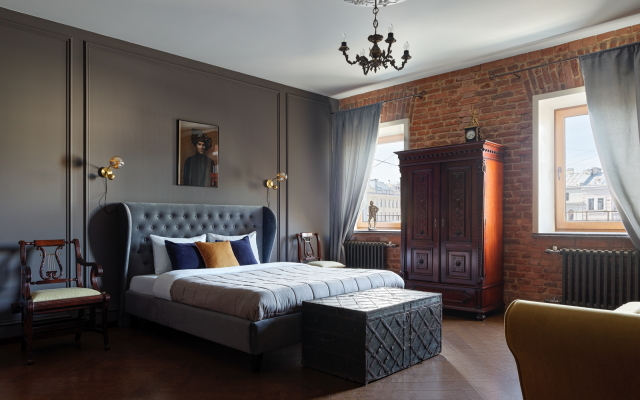 Апартаменты Gallery 130 кв.м с Террасой, Видом на Набережную Фонтанки и БДТ