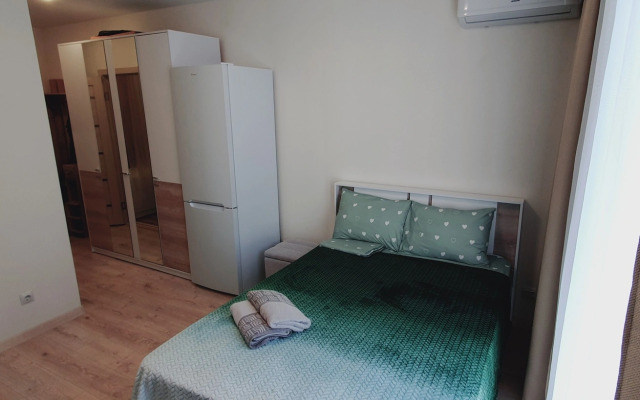 Квартира Студия с Видом на Красивый Закрытый Двор