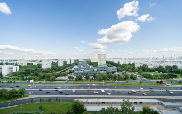 Квартира Стильная двухкомнатная квартира Natali apart на метро Пражская