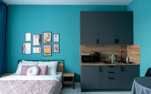 Квартира Яркая студия на Пулковском шоссе