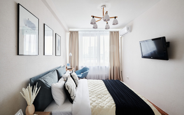 GM Stil'naya Trekhkomnatnaya s vidom na Novyj Arbat Apartments