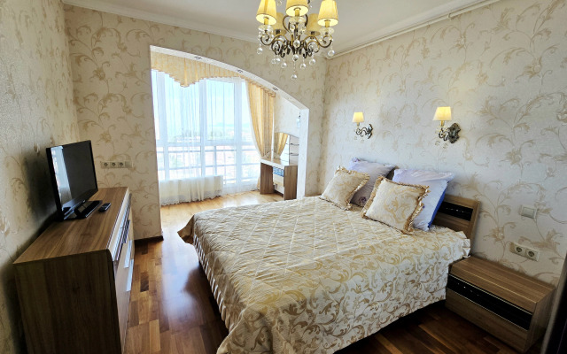 S shikarnym, panoramnym vidom na more Flat