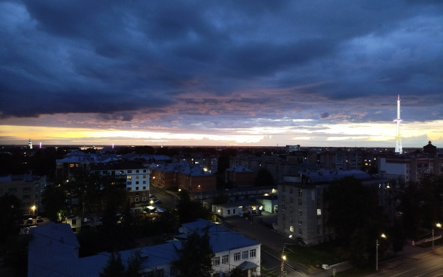 Апартаменты Двухуровневая студия с захватывающим видом на город