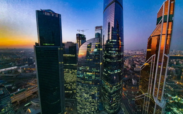 Moskva Siti Apex 42 etazh 2 komnaty Apartments