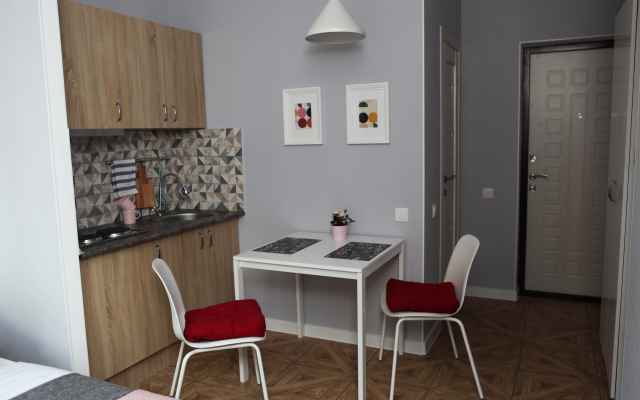V Neboskrebe s vidom na Ostankinskuyu bashnyu Apartments 2