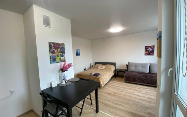 Квартира у Петровны, Студия с кофемашиной